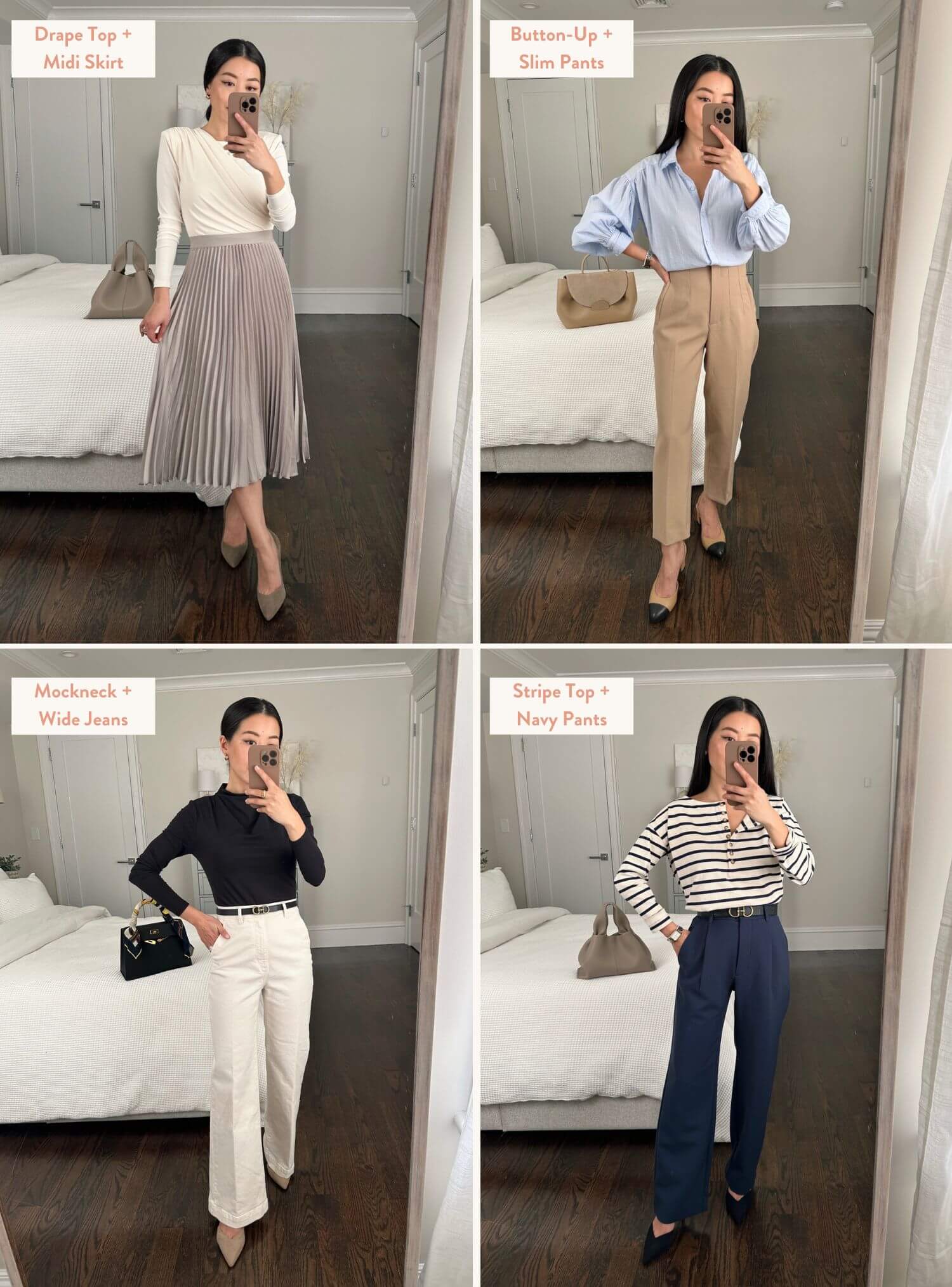 A Week of Classic Work Outfits