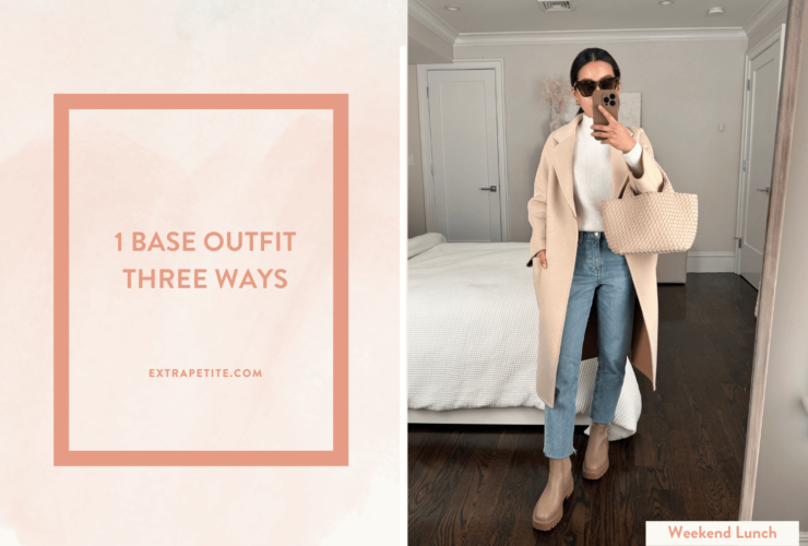 1 Base Outfit, 3 Ways (with flats!)