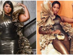 Lizzo Turn Up For Award Show in Outfit Similar With Tiwa Savage’s 2022 Look