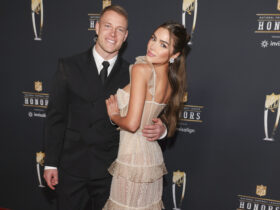 Olivia Culpo Dons Romantic Style in Sheer Dress at NFL Honors 2023 – WWD