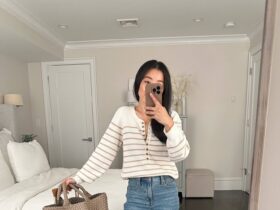 Ann Taylor Picks: Striped Knit + Trouser Jeans