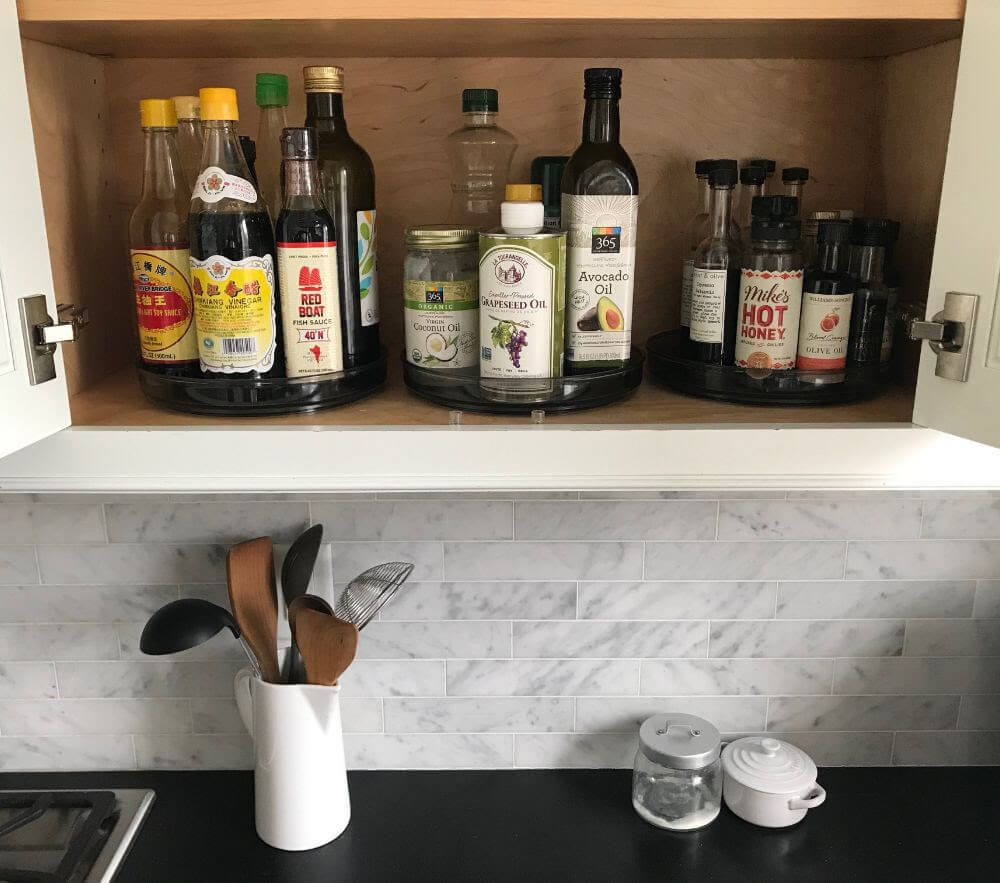 kitchen cabinet organization tips