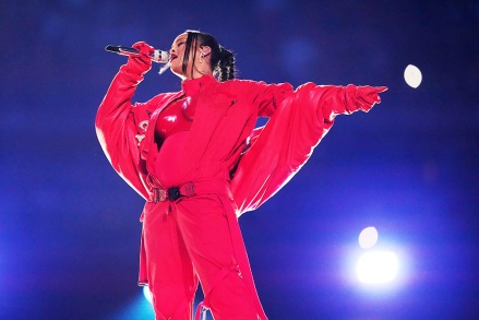 Rihanna performs during the halftime show at the NFL Super Bowl 57 football game between the Kansas City Chiefs and the Philadelphia Eagles, in Glendale, Ariz
Super Bowl Football, Glendale, United States - 12 Feb 2023