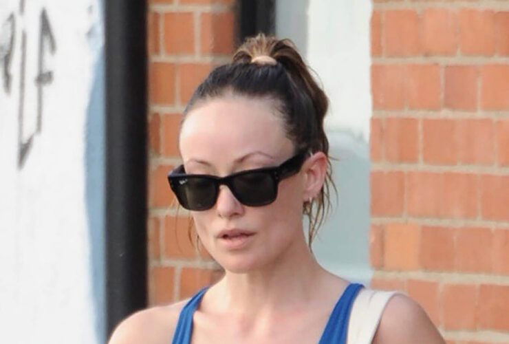 Olivia Wilde Works Out Sports Bra, Leggings & Adidas Sneakers – Footwear News