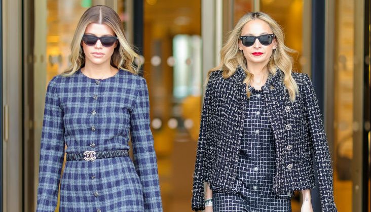 Sofia Richie Matches Sister Nicole Richie in Plaid at Chanel PFW Show – WWD