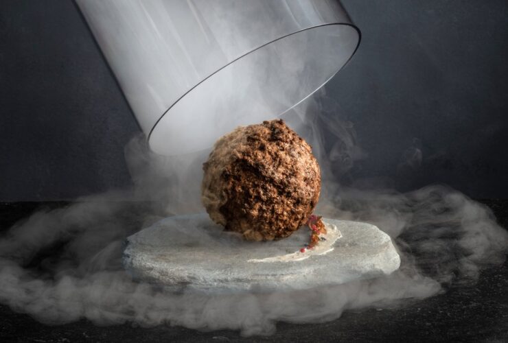 The Woolly-Mammoth Meatball Is an All-Time Great Food Stunt