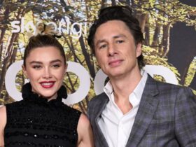 Zach Braff Praises Ex Florence Pugh on the Red Carpet