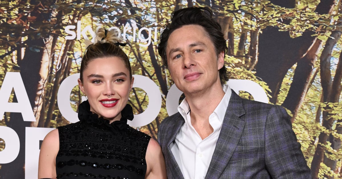 Zach Braff Praises Ex Florence Pugh on the Red Carpet