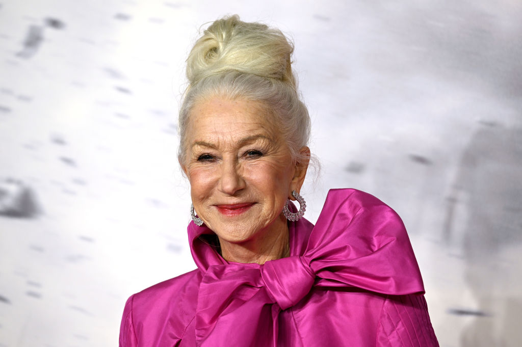 Helen Mirren Wears Dramatic Pink Cape for ‘Shazam! Fury of the Gods’ – WWD