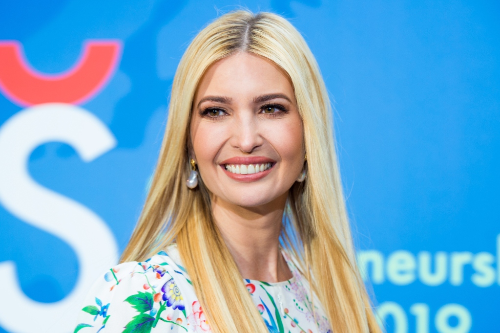 Ivanka Trump Takes a Family Trip in Red Maxi Dress and Ballet Flats – Footwear News