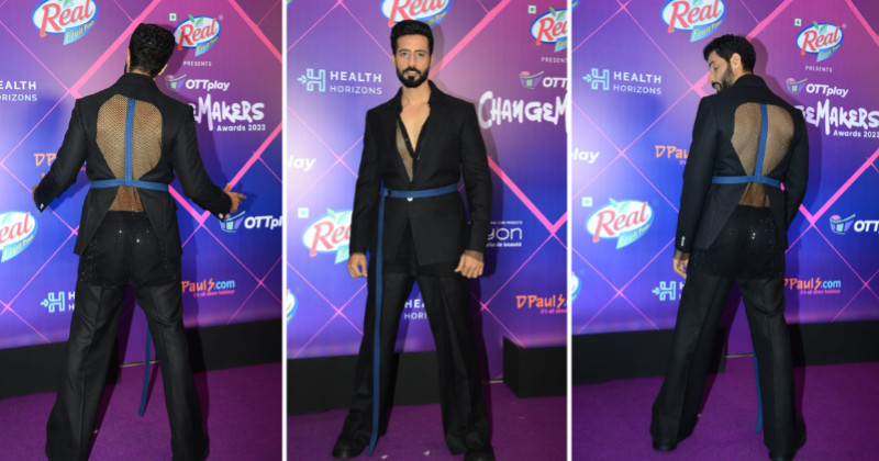 Bhuvan Arora Aces The Backless Boy’s Suit Trend Like A Cool Dude At OTTplay ChangeMakers Awards