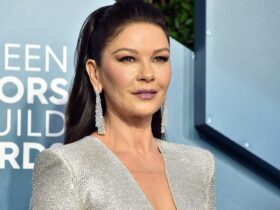 Catherine Zeta-Jones sparks response in sizzling thigh-baring dress – wow