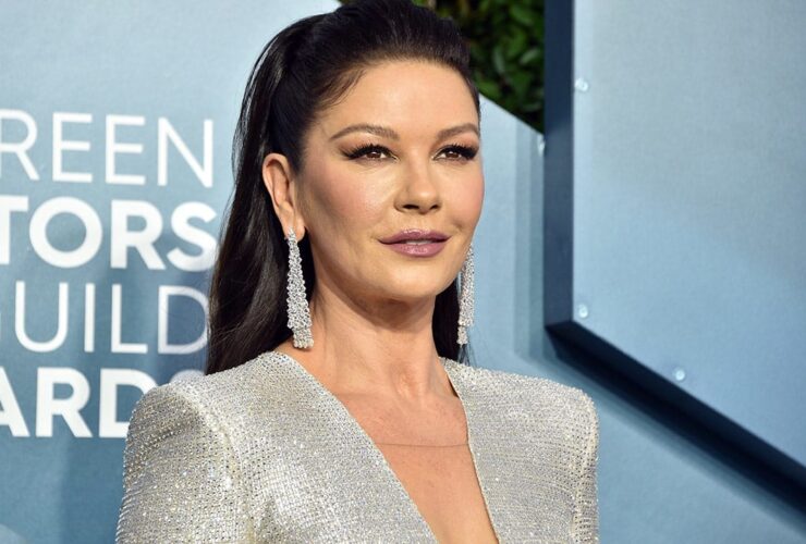 Catherine Zeta-Jones sparks response in sizzling thigh-baring dress – wow