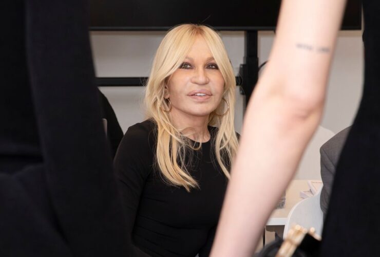 Donatella Versace Heads to Hollywood