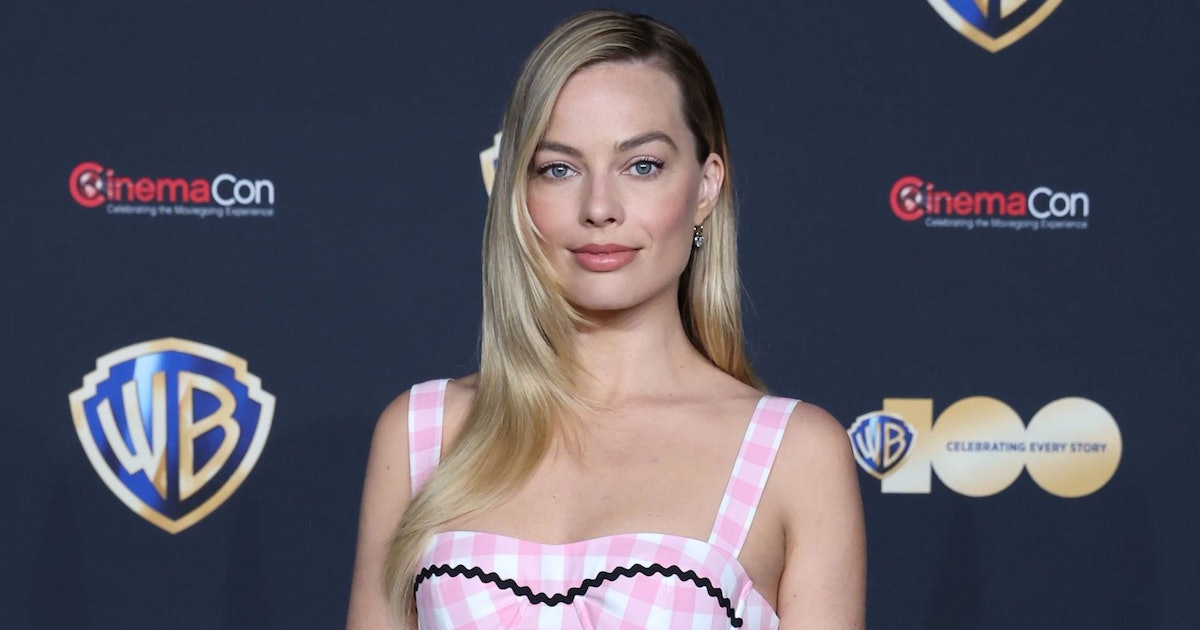 Margot Robbie Kicks Off the Barbie Press Tour in a Look That Could Have ...