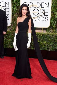 BEVERLY HILLS, CA - JANUARY 11:  Lawyer Amal Alamuddin Clooney  attends the 72nd Annual Golden Globe Awards at The Beverly Hilton Hotel on January 11, 2015 in Beverly Hills, California.  (Photo by Frazer Harrison/Getty Images)