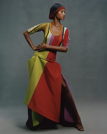 a look from christopher john rogers pre-fall 2023