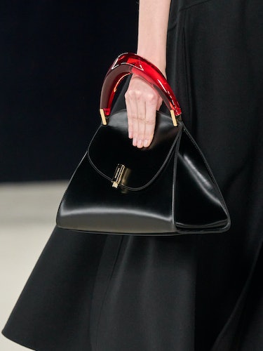 a look from ferragamo fall 2023.