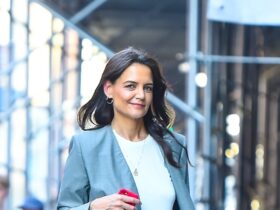 Katie Holmes Takes a Style Note From Taylor Swift