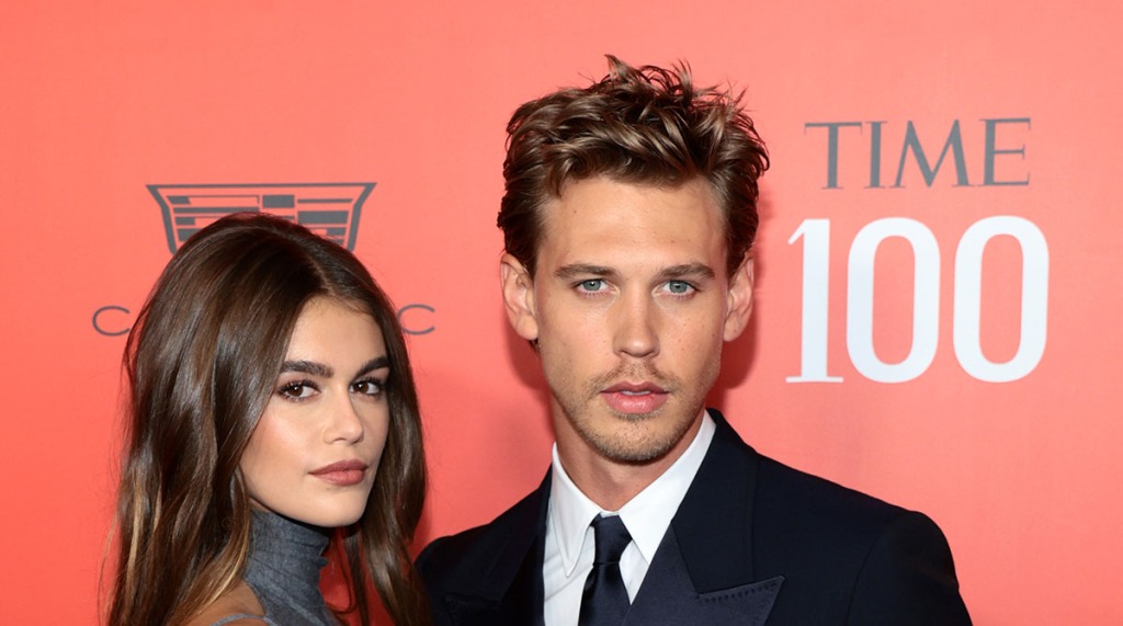 Kaia Gerber Joins Austin Butler at Time 100 Gala in Grey Khaite Dress – WWD