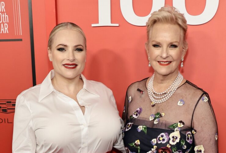 Meghan McCain Suits Up in Shirt-Paneled Dress at Time 100 Gala 2023 – Footwear News