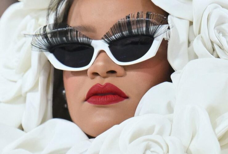 The Exact Shade of Red Lipstick Rihanna Wore to the 2023 Met Gala