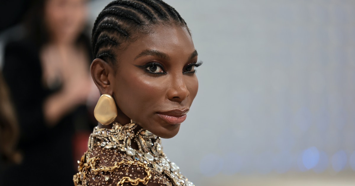 Michaela Coel Shuts Down The Met Gala Red Carpet in a Sheer Surrealist Gown