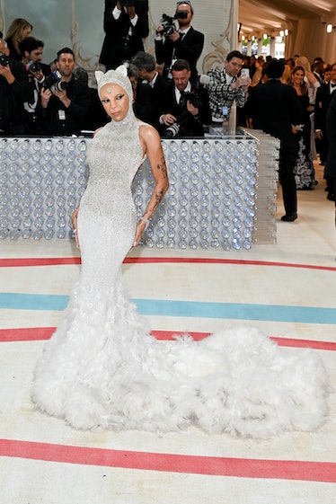 Doja Cat at the 2023 Met Gala: Karl Lagerfeld: A Line of Beauty 