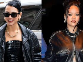 Rihanna and Dua Lipa Go All in On Leather in NYC