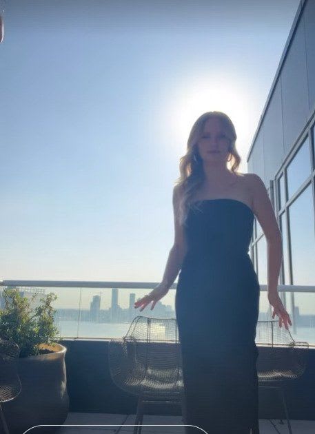 sailor brinkley cook black dress rooftop