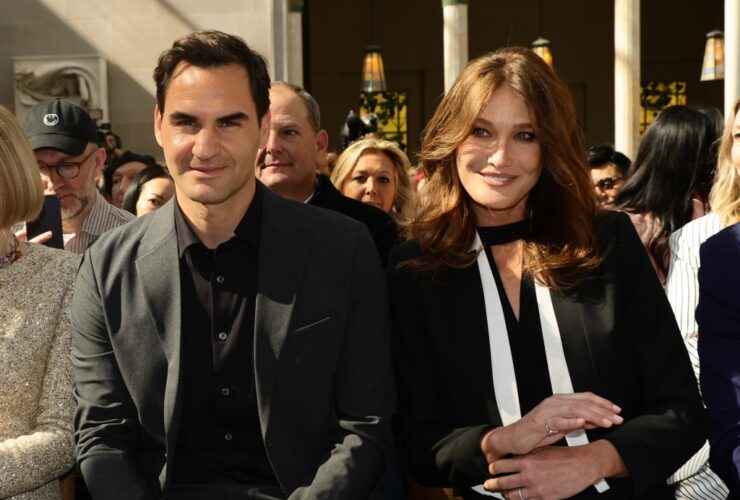 Carla Bruni, Roger Federer Help Unveil Karl Lagerfeld Show at The Met – WWD