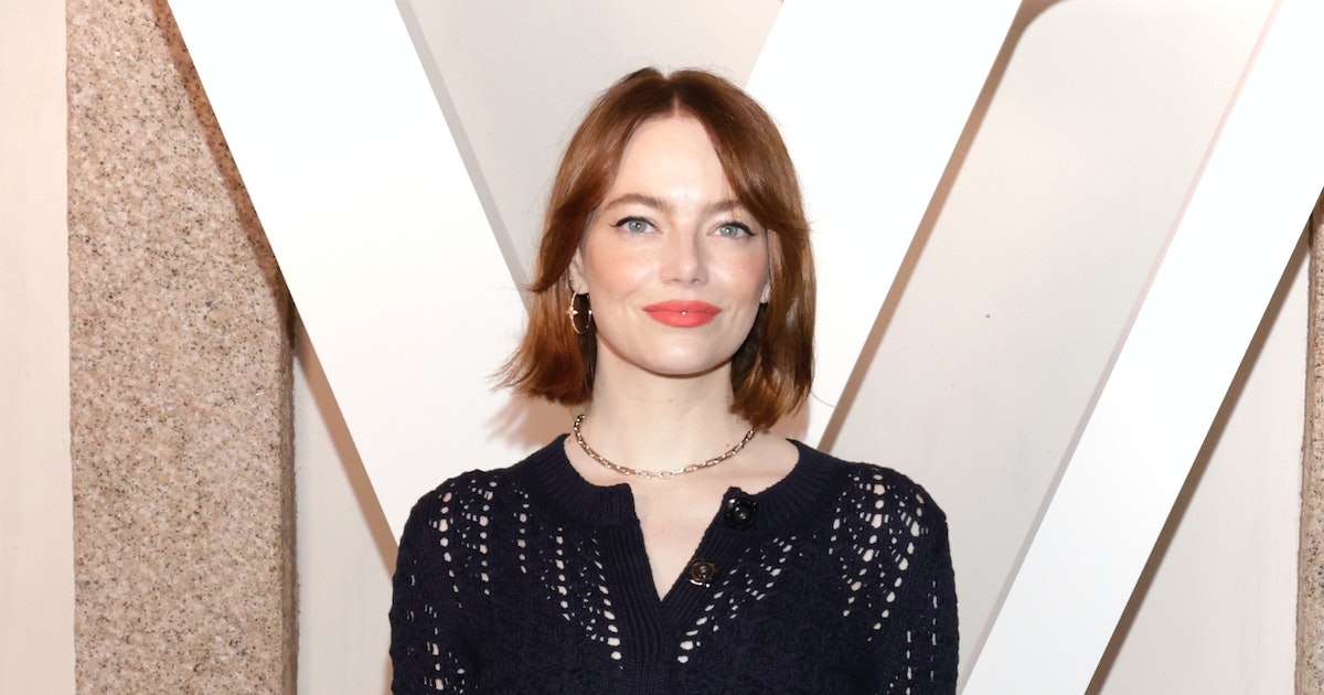 Emma Stone’s Matching Set Signals That Knitwear Is Back (in Pairs)