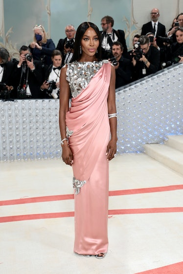 Naomi Campbell attends The 2023 Met Gala Celebrating "Karl Lagerfeld: A Line Of Beauty" at The Metro...