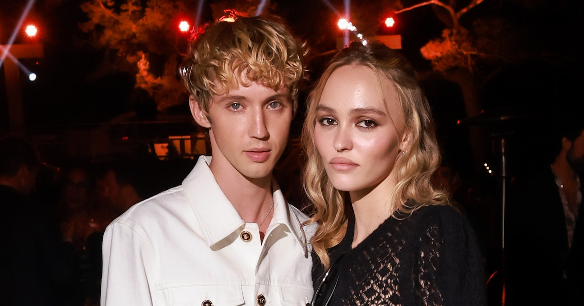 Lily-Rose Depp Dons a Semi-Sheer Mini Dress to Party With Troye Sivan