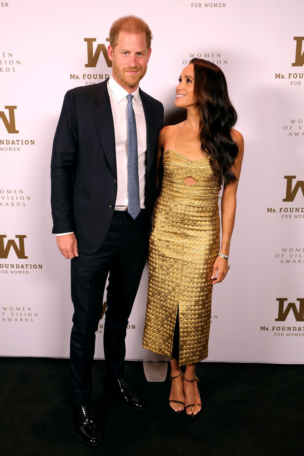 new york, new york may 16 prince harry, duke of sussex and meghan, the duchess of sussex attend the ms foundation women of vision awards celebrating generations of progress power at ziegfeld ballroom on may 16, 2023 in new york city photo by kevin mazurgetty images ms foundation for women