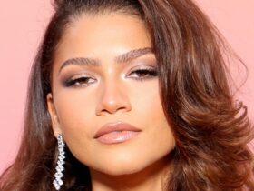 Zendaya Wasn’t Supposed To Wear This Sparkly Couture Suit and Sheer Tank