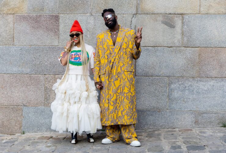 6 Stylish Black Celebrity Couples Spotted At The Louis Vuitton Show In Paris