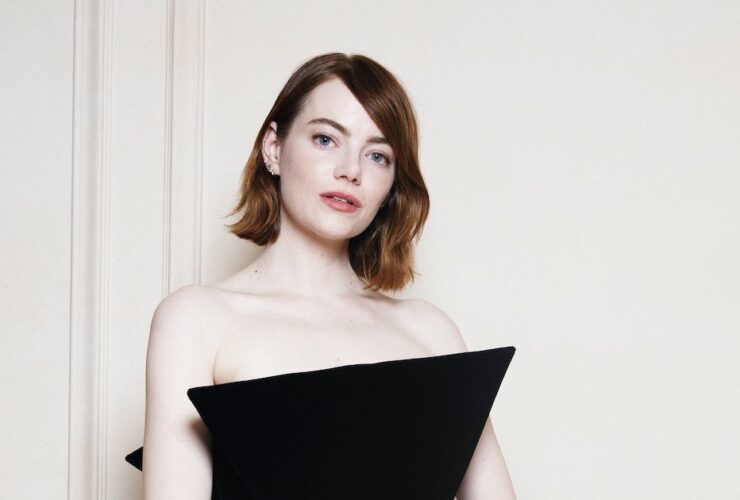 Emma Stone’s Latest Little Black Dress Defies Gravity