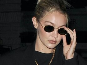 Gigi Hadid’s Black Suit Is a ‘90s Business Woman Special