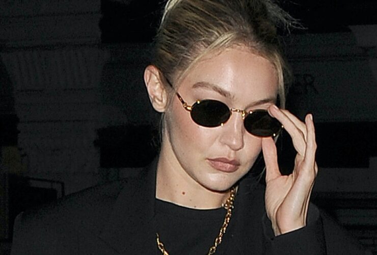 Gigi Hadid’s Black Suit Is a ‘90s Business Woman Special