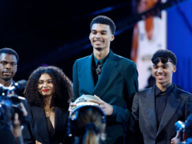 Victor Wembanyama’s Sister Eve Goes Viral in Power Suit at NBA Draft – WWD