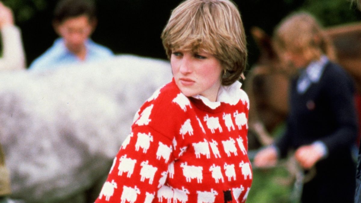 Princess Diana’s Iconic Black Sheep Sweater Is Going Up for Auction for the First Time