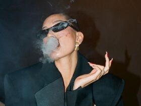 Hailey Bieber Is “Le Smoking” For Fashion History