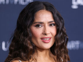 Salma Hayek Wore the Most Stunning Denim Corset On Instagram