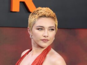 Florence Pugh Coordinated Her Dye Job and Her Gown