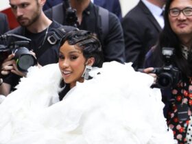 Cardi B Continued Her Couture Streak With Feathers and Sequins