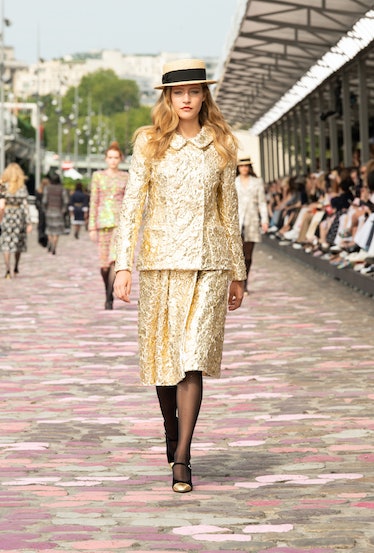 a look from chanel haute couture fall 2023