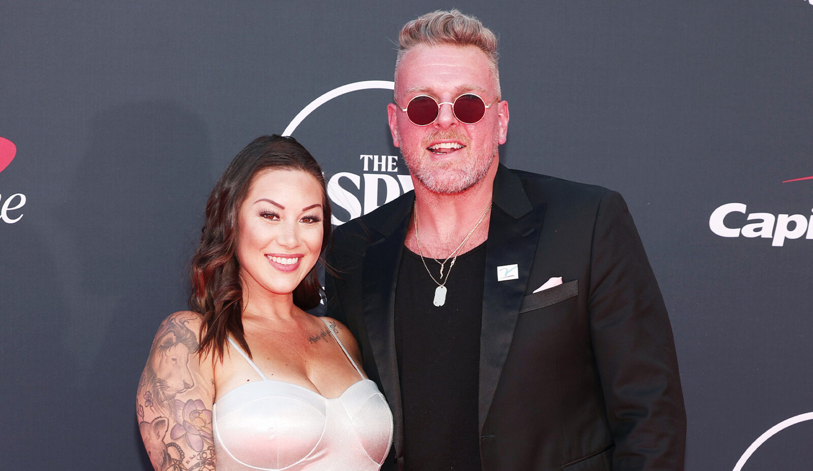 Pat McAfee’s Wife Samantha Slips on Knotted Silk Sandals at ESPYs 2023 – Footwear News