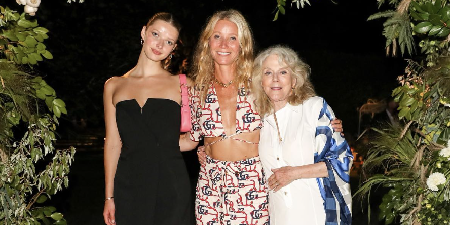 Gwyneth Paltrow Glows in Multigenerational Photo With Daughter and Mom