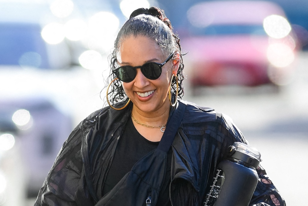 Tia Mowry Dances in  White Converse Sneakers With Her Son Cree – Footwear News